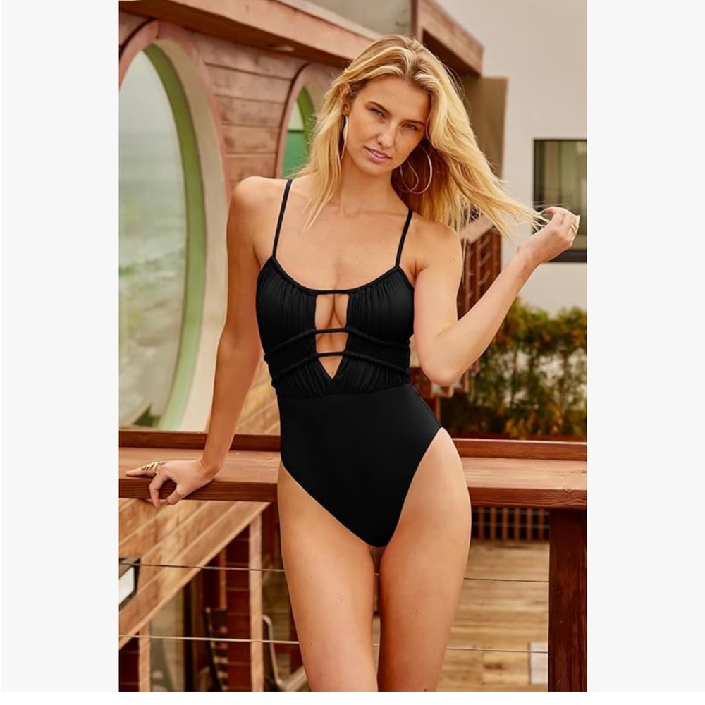 BECCA Women's Standard Color Code Shirred One Piece